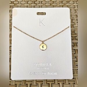 🌟 K * Initial Name Chain Lumiela Necklace 🌟